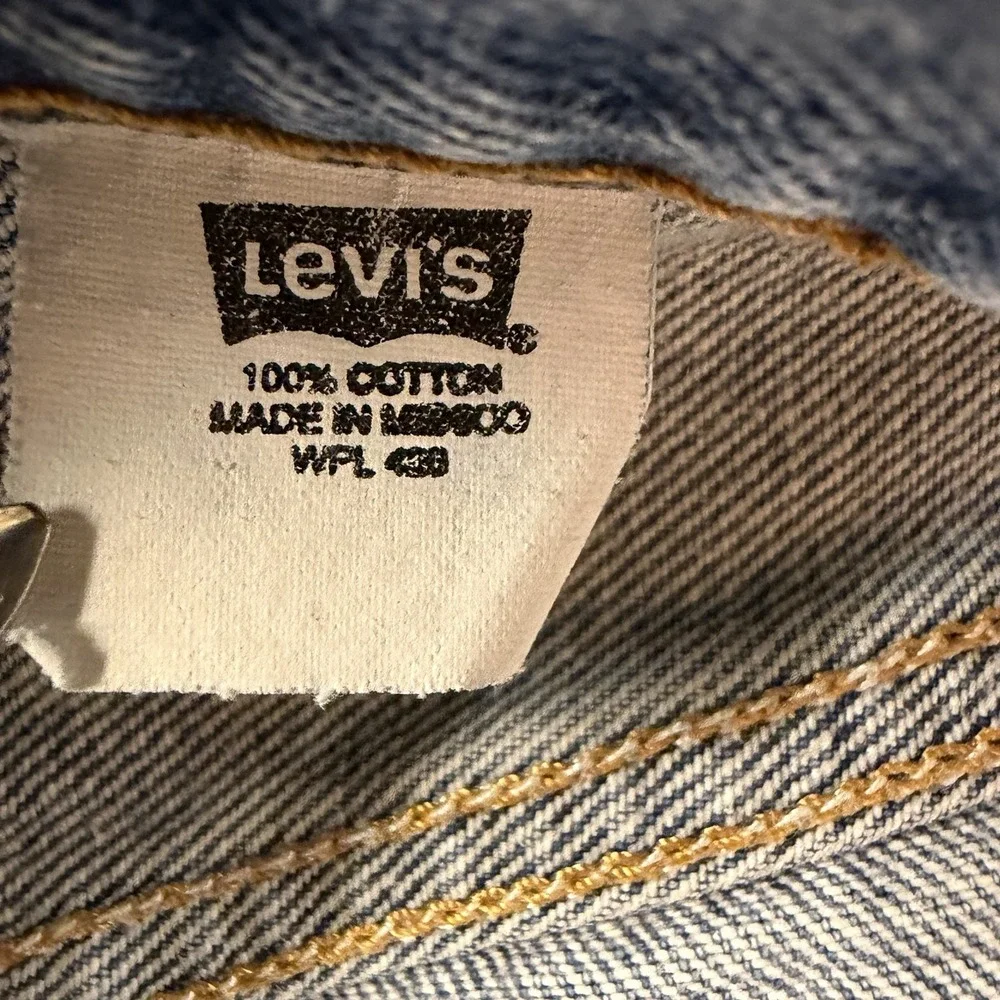 Vintage Levi's 501xx Button Fly‎ Jeans Men's 38x34 Grunge Denim 90's Rockabilly